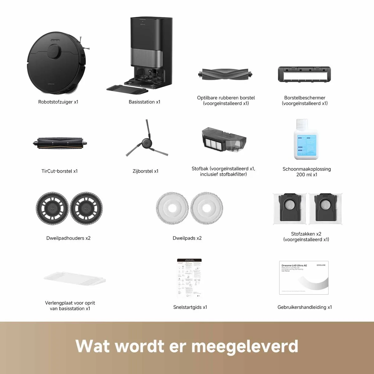 Dreame L40 Ultra AE – Zelfreinigende Robotstofzuiger met Warmwater Dweilsysteem - afbeelding 3