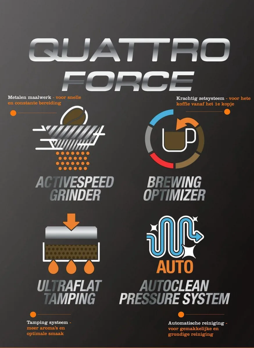 Krups Arabica Latte EA819E - Volautomatische Espressomachine - afbeelding 5