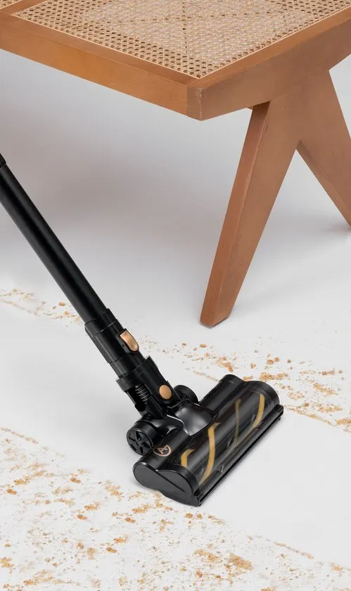 AG4200 Steelstofzuiger Draadloos - Premium Gold - Stofzuiger Zonder Zak - Geschikt voor Dierenharen - Krachtig - Kruimeldief - Draadloze Stofzuigers - Steelstofzuigers - Kruimelzuiger - Compact & Licht - LED verlichting Zuigmond - afbeelding 5