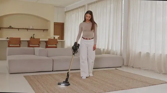 AG4400 Steelstofzuiger Draadloos - Lichtgewicht - Geschikt voor Dierenharen- Krachtig -Kruimeldief- Draadloze Stofzuigers - Steelstofzuigers - Kruimelzuiger - Compact & Licht - Zwart - afbeelding 2