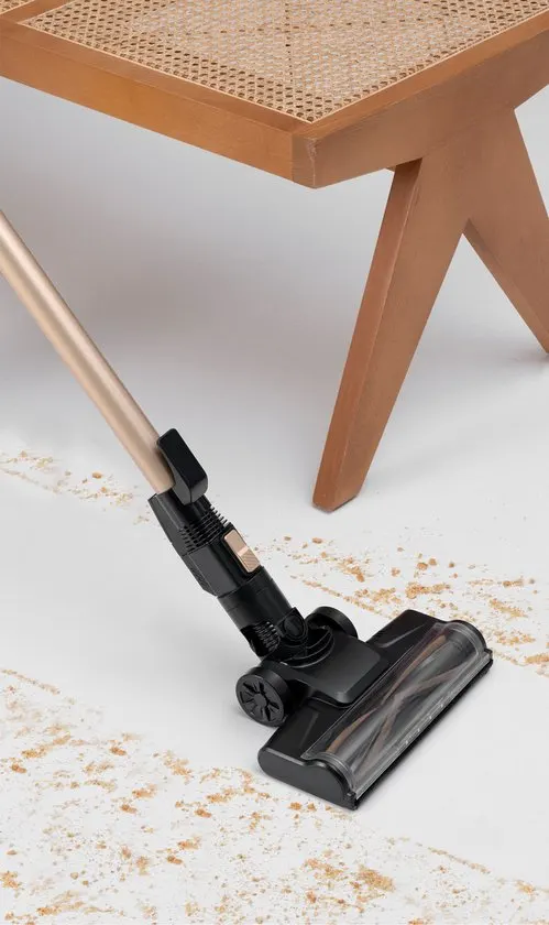 AG4400 Steelstofzuiger Draadloos - Lichtgewicht - Geschikt voor Dierenharen- Krachtig -Kruimeldief- Draadloze Stofzuigers - Steelstofzuigers - Kruimelzuiger - Compact & Licht - Zwart - afbeelding 5