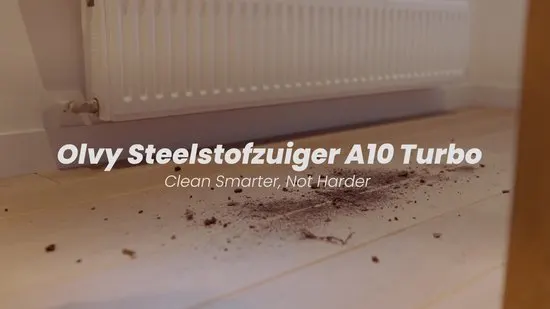 Olvy Steelstofzuiger Draadloos - Met Dweilfunctie - 5 Zuigniveaus - 350W - Vacuum Cleaner - Draadloze Snoerloze Stofzuiger - Zonder Zak - Op Accu - 35Kpa - Kruimeldief