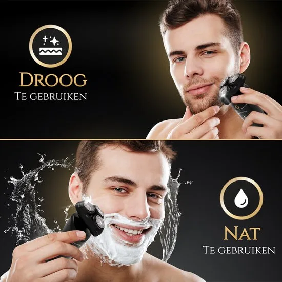 Wellshave 4 in 1 Scheerapparaat Mannen - Met Trimmer & Neustrimmer - Elektrisch Scheerapparaat- Nat en droog - Scheerapparaten - Scheren - Baardtrimmer - afbeelding 5
