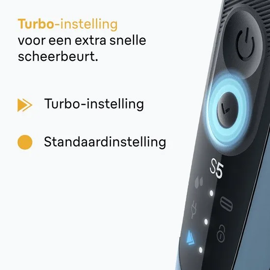 Braun Series 5 Elektrisch Scheerapparaat - Tot 50 min - +2 Opzetstukken - 52-A1650S - Azure - afbeelding 4