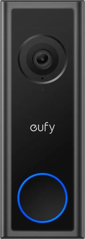 eufy C30 2K Draadloze Video Deurbel - 2K FHD - Accu Zwart - Op batterijen - 16:9 Uitgebreid beeld, Eenvoudige installatie, Live videogesprek, Mens- en bewegingsdetectie, Compatibel met HomeBase S380, Geen abonnementskosten - afbeelding 4