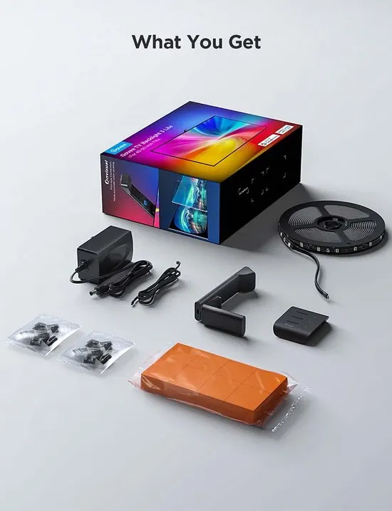 Govee TV Backlight 3 Lite 40–50 inch - tv led strip - RGBICW - app-bediening - Alexa/Google - Matter compatibel - afbeelding 5