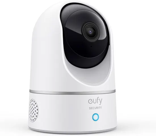 eufy Security Binnencamera 2K Pan & Tilt - Indoor Cam + MicroSDXC 64GB - Bundelvoordeel - afbeelding 2