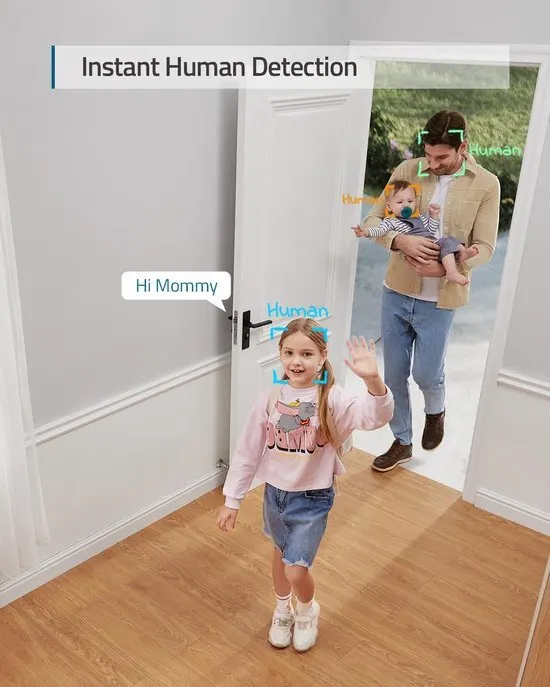 2x eufy Security Binnencamera 2K Pan & Tilt - Indoor Cam + 2x MicroSDXC 64GB - Bundelvoordeel - afbeelding 2