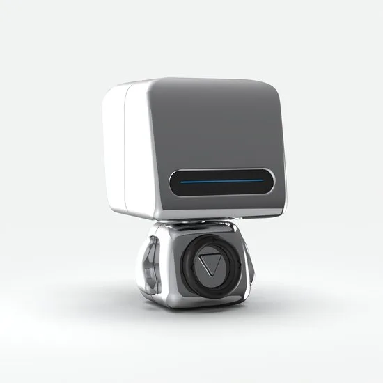Mobility on Board, Draadloze Bluetooth Luidspreker Robot Model, Zilveren