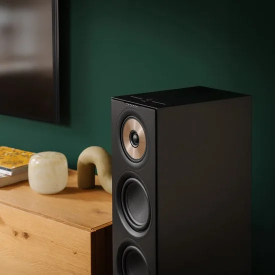 Teufel STEREO L 2 - Vloerstaande streaming speakers - Wifi, bluetooth - Coaxiaal chassis - Airplay 2, Google Cast, Tidal, Spotify Connect - Set van 2 - zwart - afbeelding 2