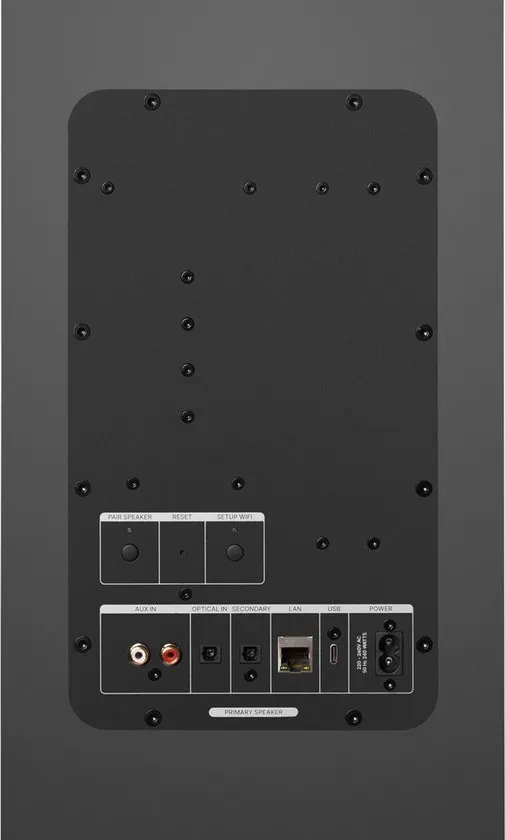 Teufel STEREO L 2 - Vloerstaande streaming speakers - Wifi, bluetooth - Coaxiaal chassis - Airplay 2, Google Cast, Tidal, Spotify Connect - Set van 2 - zwart - afbeelding 4