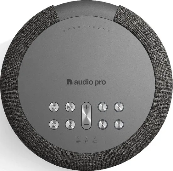 Audio Pro A10 MkII Smart Multiroom Actieve Luidspreker - Draadloze WiFi & Bluetooth Luidspreker - Multiroom - 4 WiFi Presets - Donkergrijs - afbeelding 4