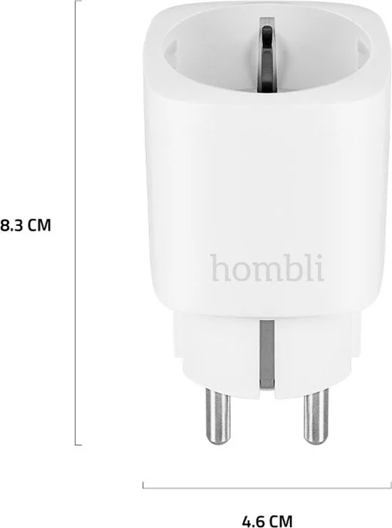 4x Hombli Slimme Stekker - WiFi - Energiemeter via mobiele app - afbeelding 5