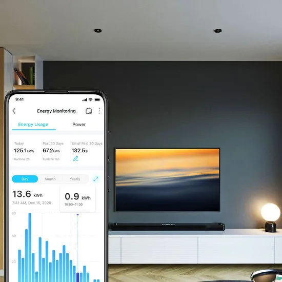 TP-Link Tapo P110 - Slimme Stekker - Smart Plug - 2 stuks - WiFi Stopcontact - Energiebewaking - afbeelding 4