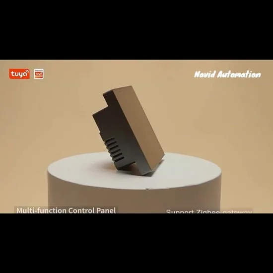 Navid Slimme WiFi & Zigbee Touch Schakelaar – Tuya touch panel - Enkelvoudige Schakelaar – Werkt met Tuya, Google Home & Alexa – Glazen Paneel – Zwart - afbeelding 2