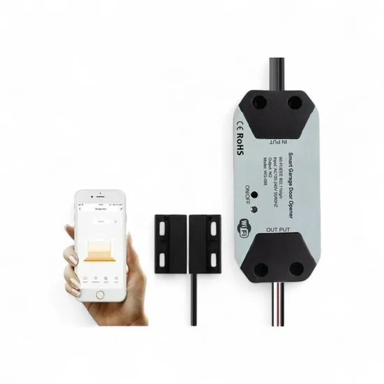 Smart WiFi Garagedeur Opener | Bediening voor Bestaande Garagedeur | Tuya App | Google Home en Alexa | Slimme Schemas | 2.4GHz WiFi | Smartlife