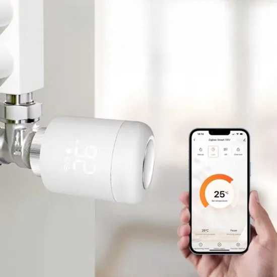 Slimme Radiatorknop Expert | WiFi bediening | Compatibel met Tuya, Smartlife, Alexa en Google Home | Batterijvoeding | App - afbeelding 5