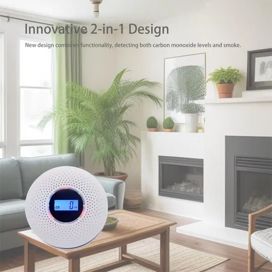 Rookmelder en koolmonoxidemelder Rookmelder Rookmelder Koolmonoxidemelder Combo Brandalarm en koolmonoxidemelder - afbeelding 4