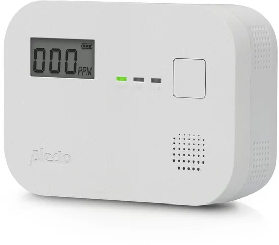 Alecto COA3910 Koolmonoxidemelder met display - 10 jaar sensor - Voldoet aan Europese norm EN50291 - Wit - afbeelding 3