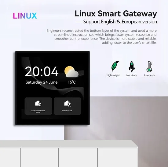 Tuya Remote 2022 - Nederlandstalige Linux 4 Inch Touch Screen afstandbediening voor alles in huis - Tuya Smart - Life Smart - Home Gateway Met Zigbee(hub) Wifi - afbeelding 2