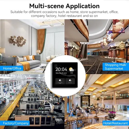 Tuya Remote 2022 - Nederlandstalige Linux 4 Inch Touch Screen afstandbediening voor alles in huis - Tuya Smart - Life Smart - Home Gateway Met Zigbee(hub) Wifi - afbeelding 4