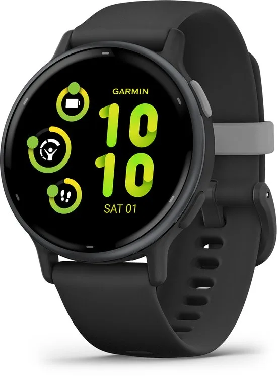 Garmin Vivoactive 5 - Sporthorloge - AMOLED-Scherm - 42 mm - Zwart