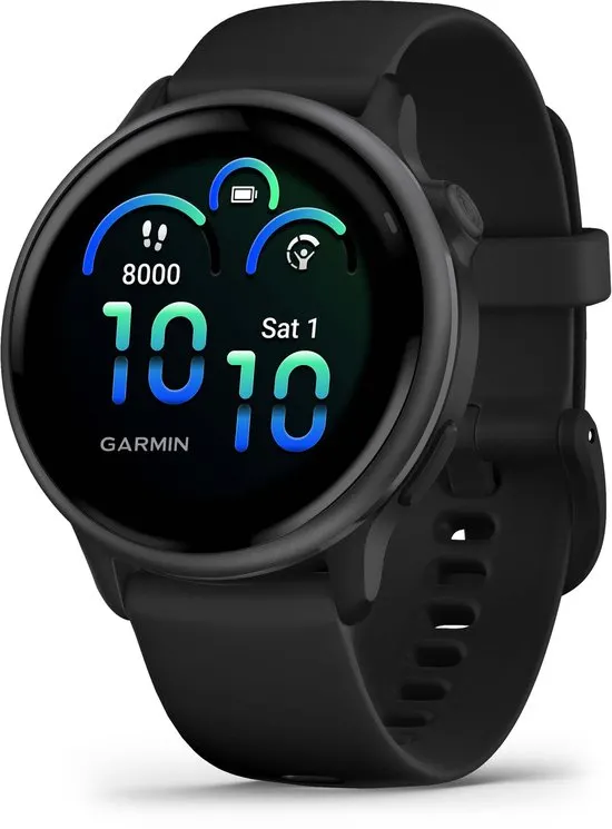 Garmin Vivoactive 6 - Smartwatch - Sporthorloge- Health - Fitness - 42 mm - Zwart