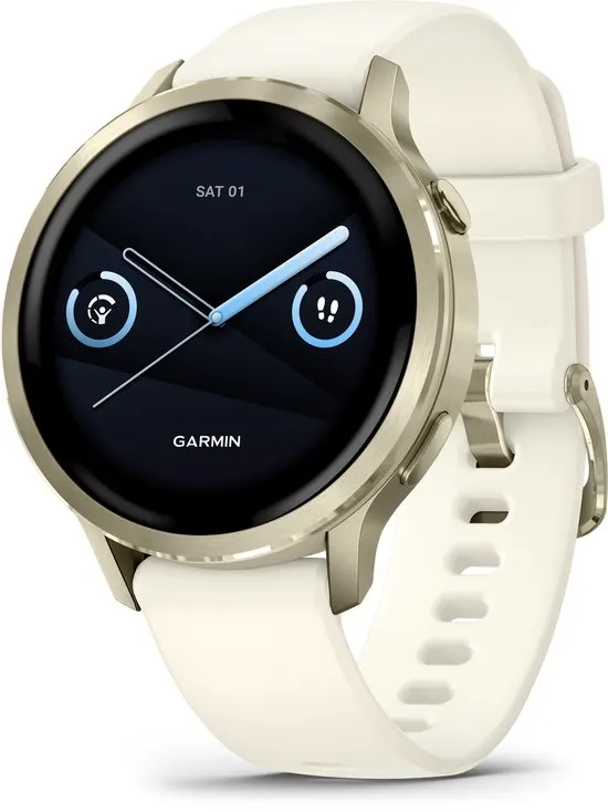 Garmin Venu 4 - Multisport smartwach - 41 mm - AMOLED - Goud/Creme