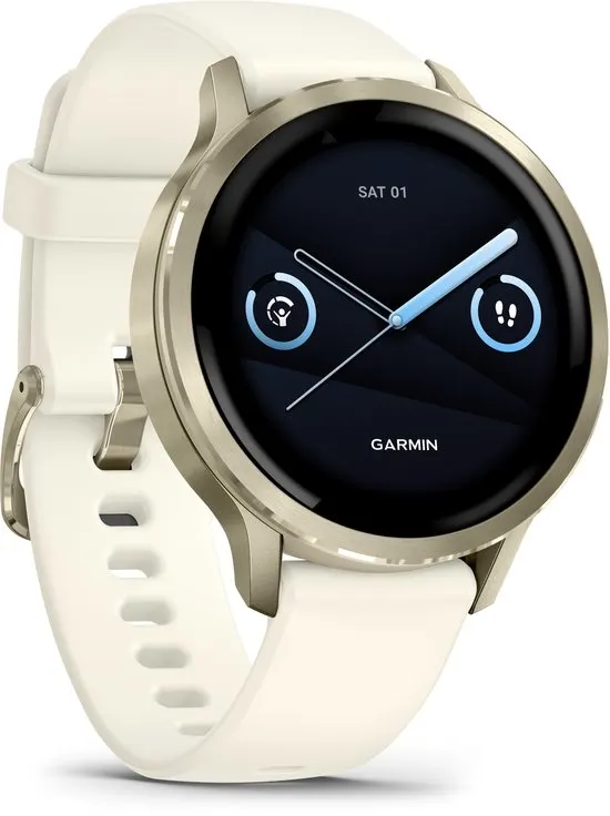 Garmin Venu 4 - Multisport smartwach - 41 mm - AMOLED - Goud/Creme - afbeelding 3