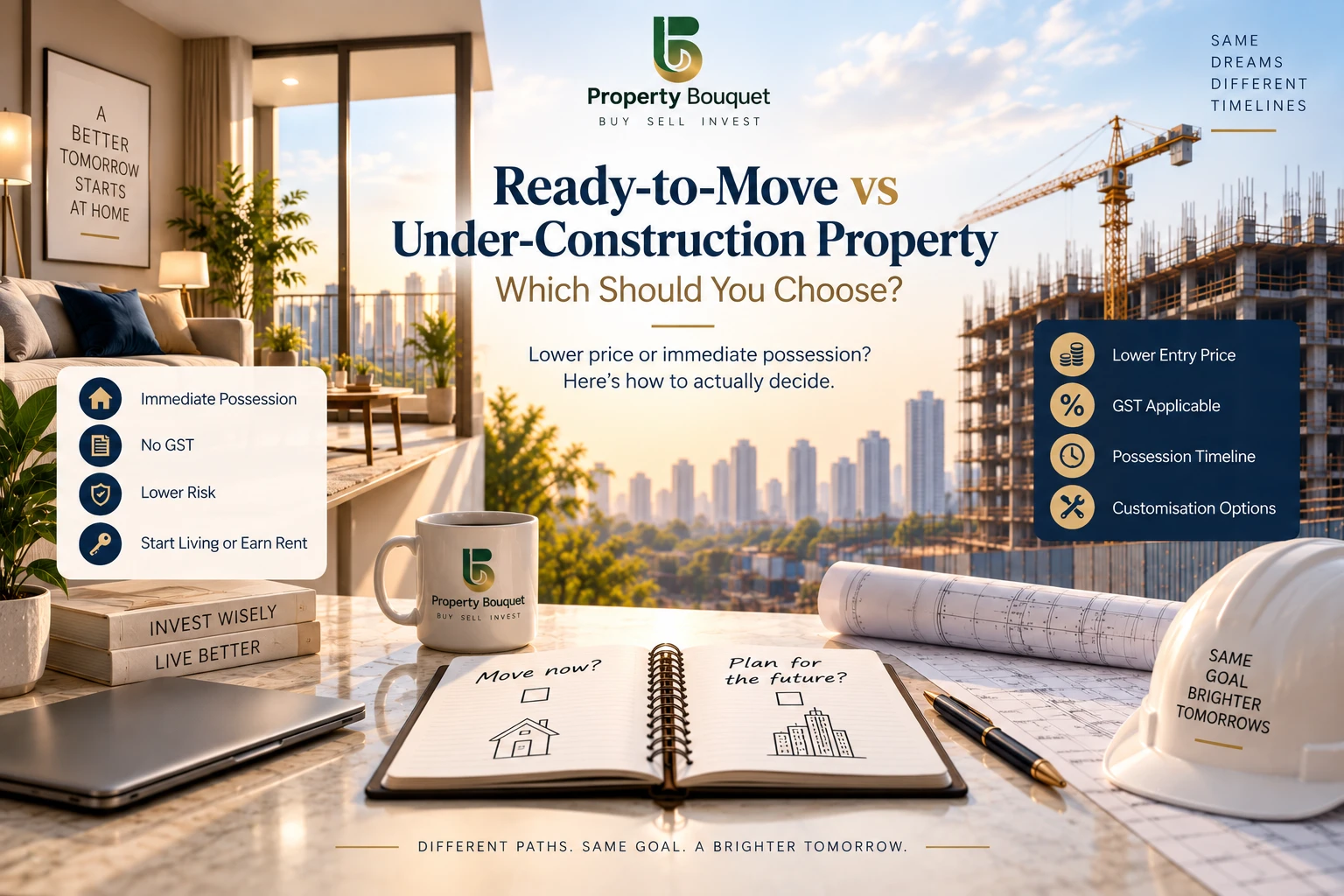 Ready-to-Move vs Under-Construction Property — Which Should You Choose?