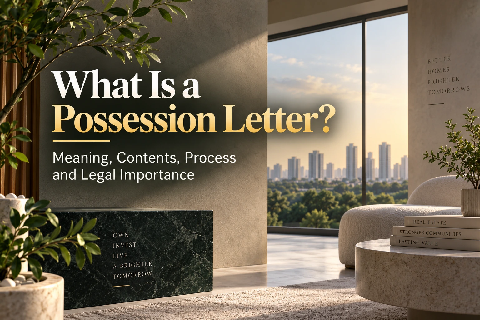 What Is a Possession Letter? Meaning, Contents & RERA Rules