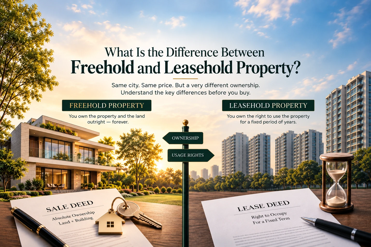 Freehold vs Leasehold Property: Key Differences Explained