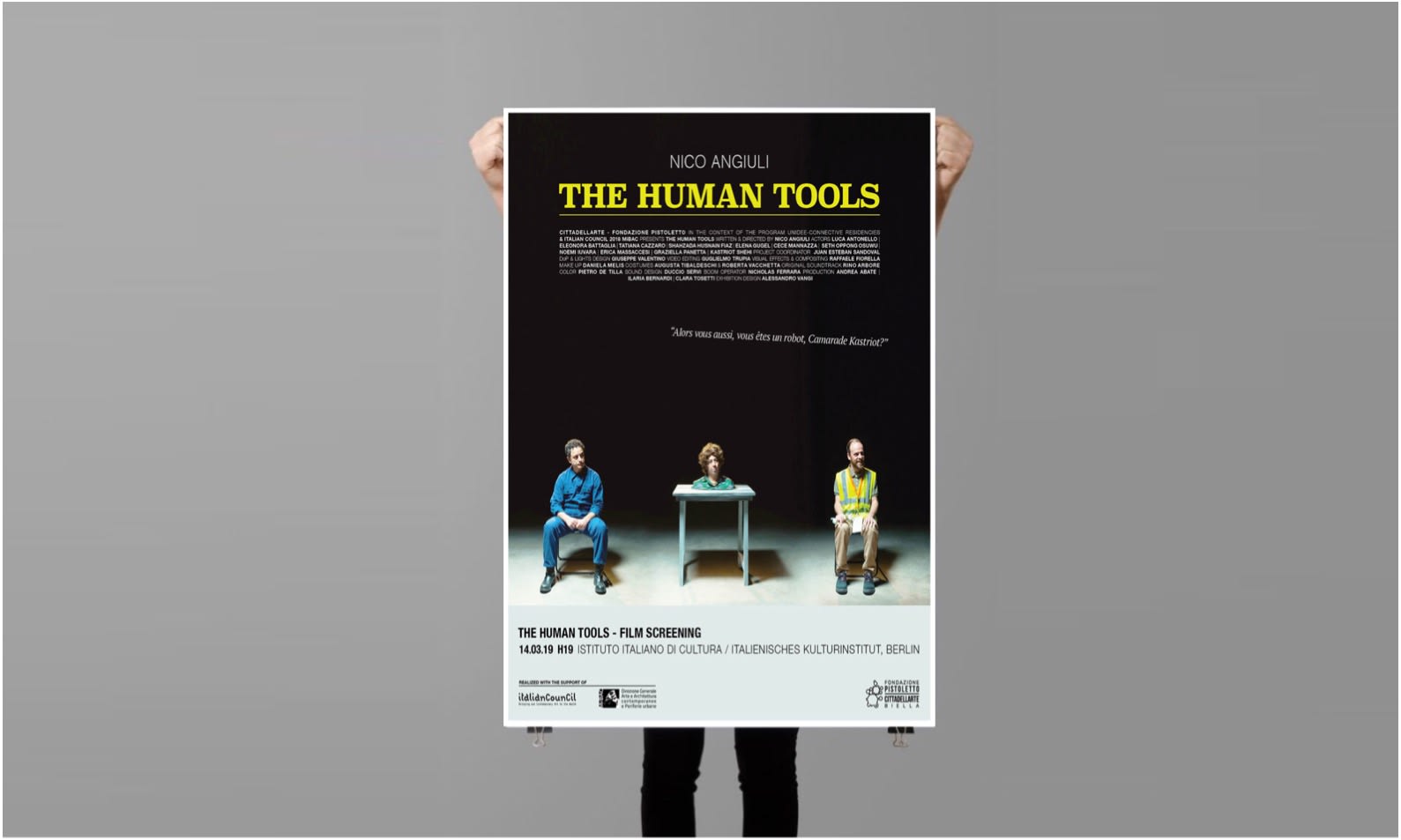 The Human Tools — INSTALLAZIONE DI NICO ANGIULLI