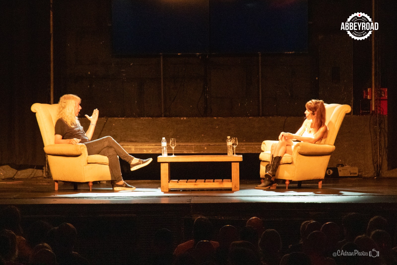 Entrevista en el escenario de Abbey Road