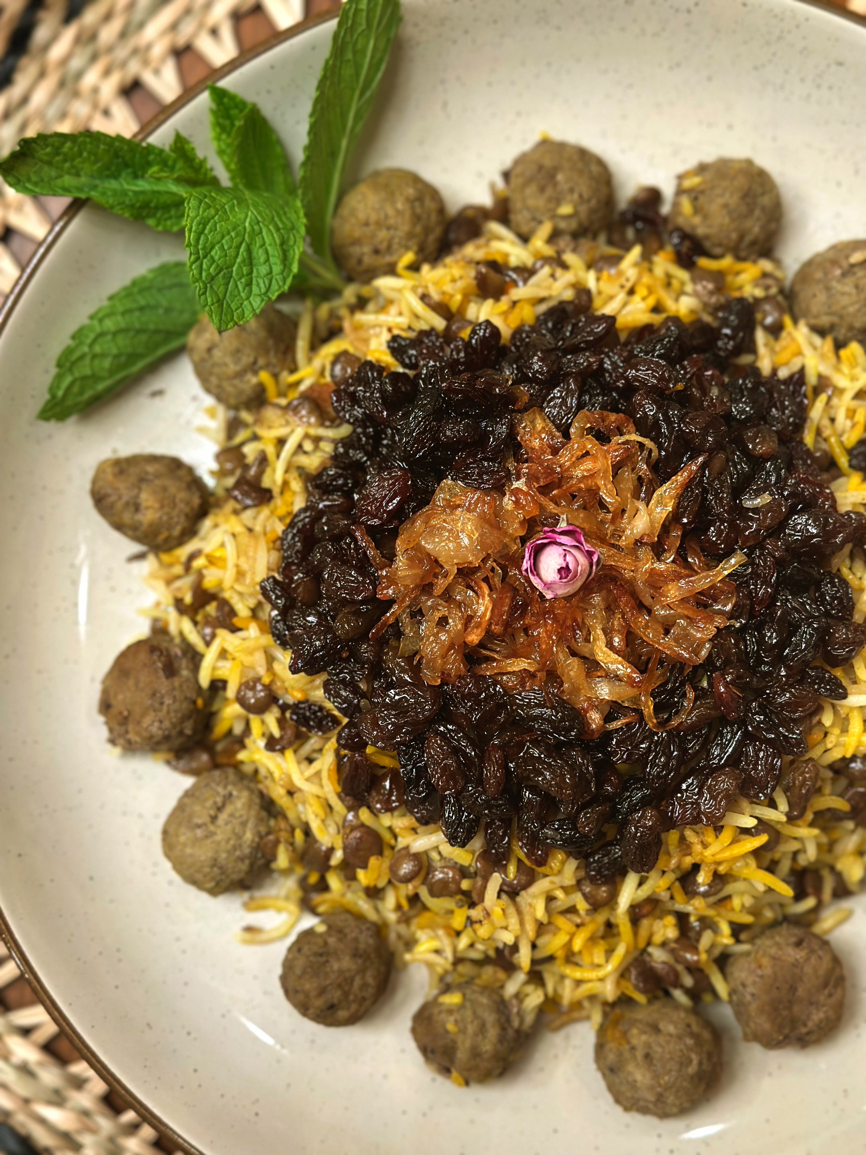 Adas Polo — Persian rice dish