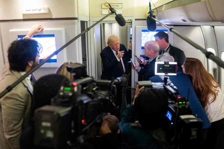 Trump accuse les médias de diffuser des informations « trompeuses » et de propager de fausses images sur la guerre contre l'Iran. Trump accuse les médias de diffuser des informations « trompeuses » et de propager de fausses images sur la guerre contre l'Iran.