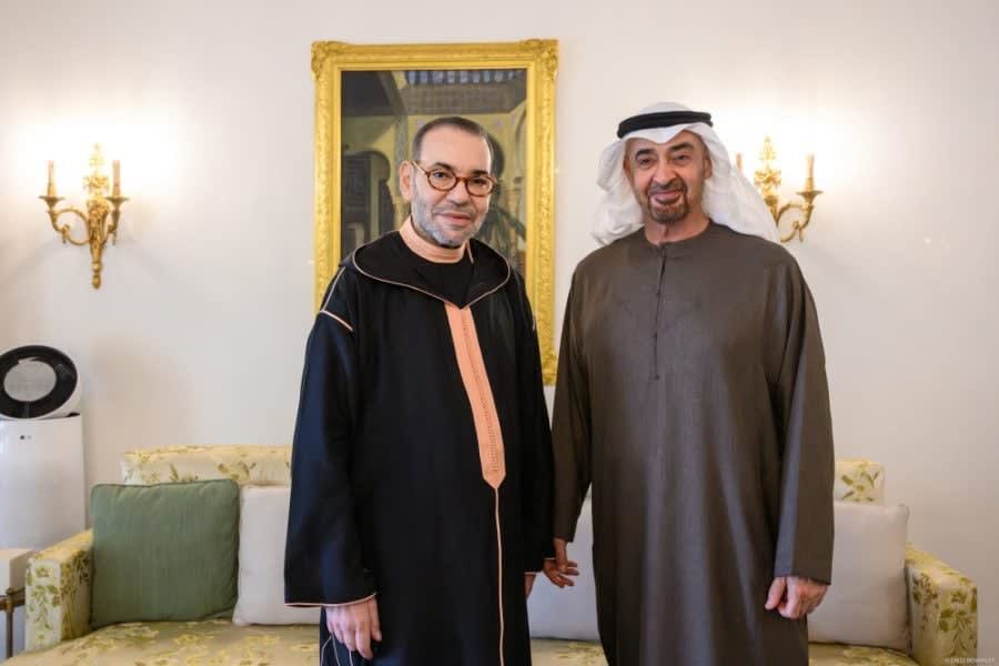 Le roi Mohammed VI reçoit le président des Émirats arabes unis, le cheikh Mohammed ben Zayed, à Rabat.