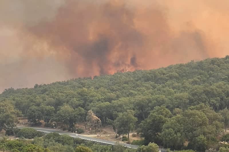 L'Espagne de nouveau en alerte incendie alors qu'un brasier ravage 4 500 hectares