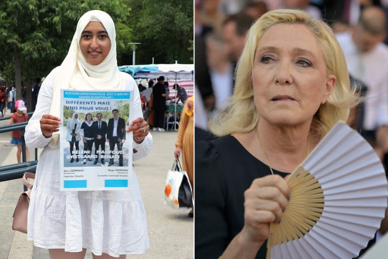 Le projet du parti de Le Pen de punir les femmes portant le voile suscite une vague de critiques en France.