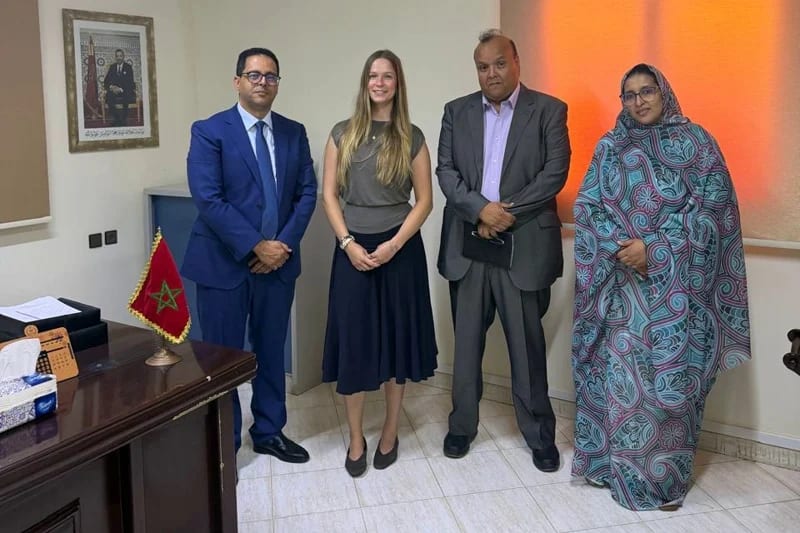 Une délégation des Nations Unies chargée des droits de l'homme visite le bureau du Médiateur du Maroc à Laâyoune.
