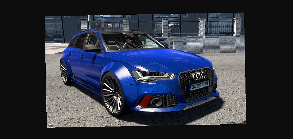 МОД Audi RS6 C7 Avant 2016 v1.9 ДЛЯ EURO TRUCK SIMULATOR 2