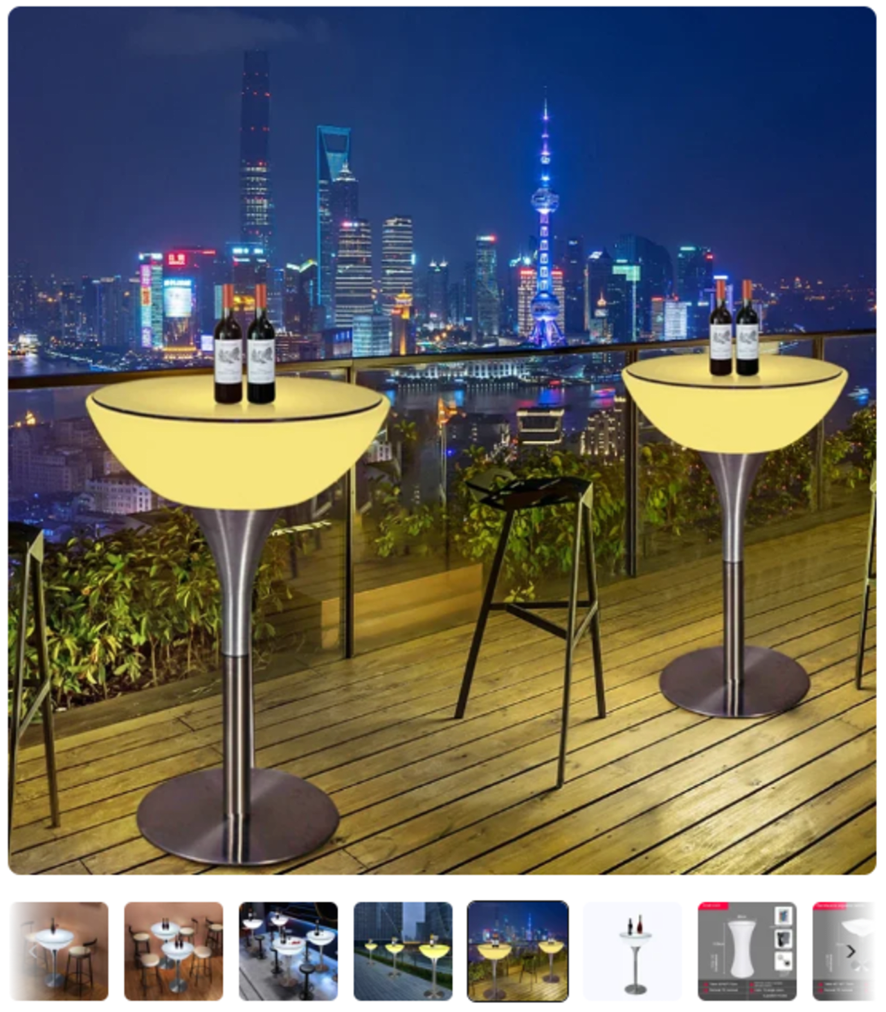 Outdoor Cocktail Bar Tables Reception Nightclub Party Round Drink Bar Tables High Modern Stehtisch Commercial Furniture SR50BT