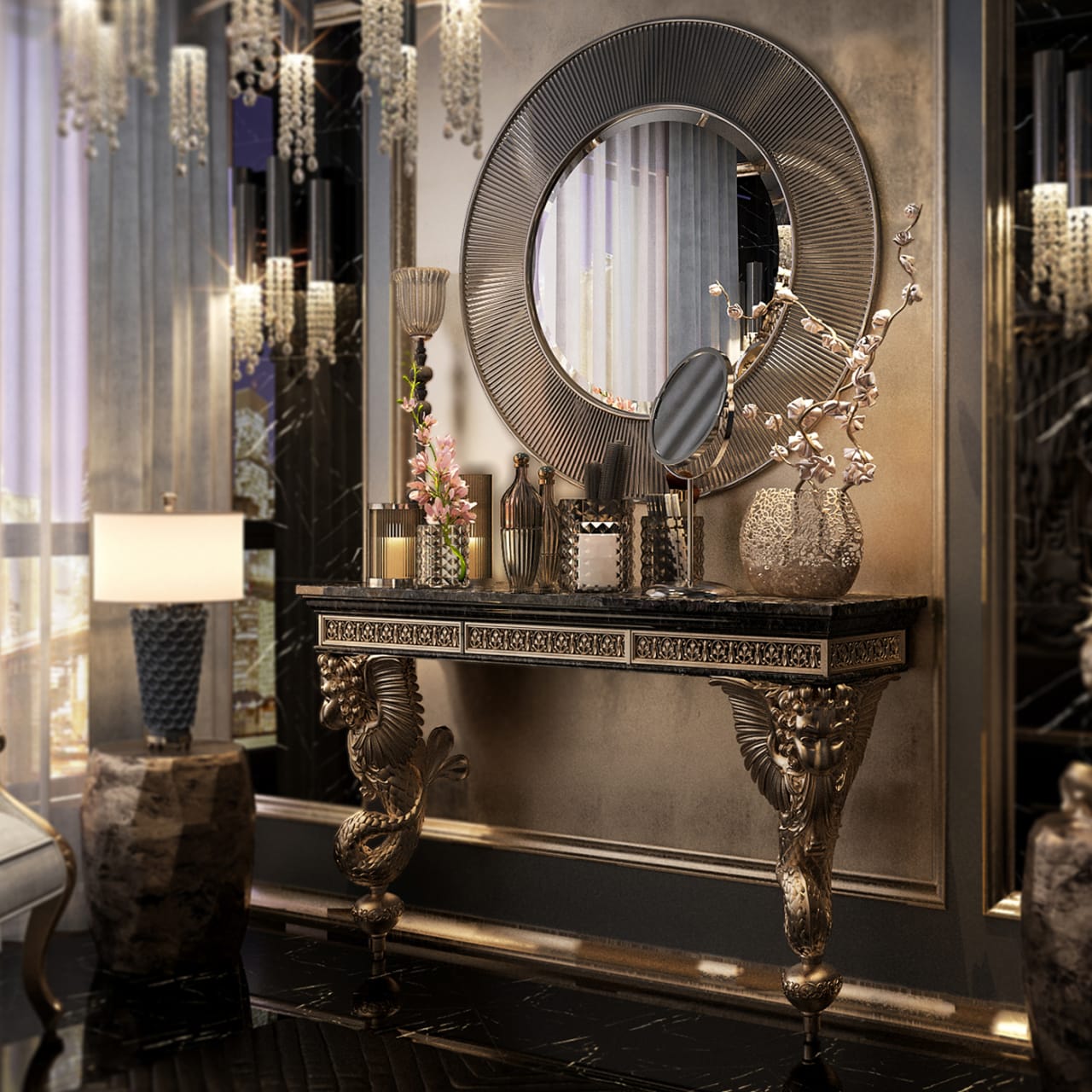 French Victorian & Lexuary Neo Classical Darkness Room on Behance