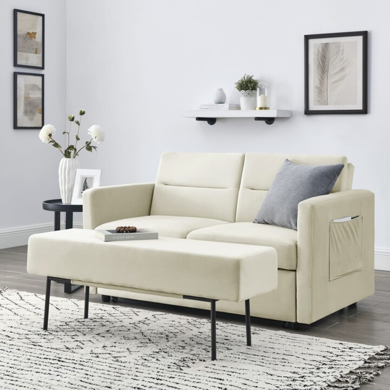 loveseats-sofa-bed-with-pull-out-bed-and-extra-bench