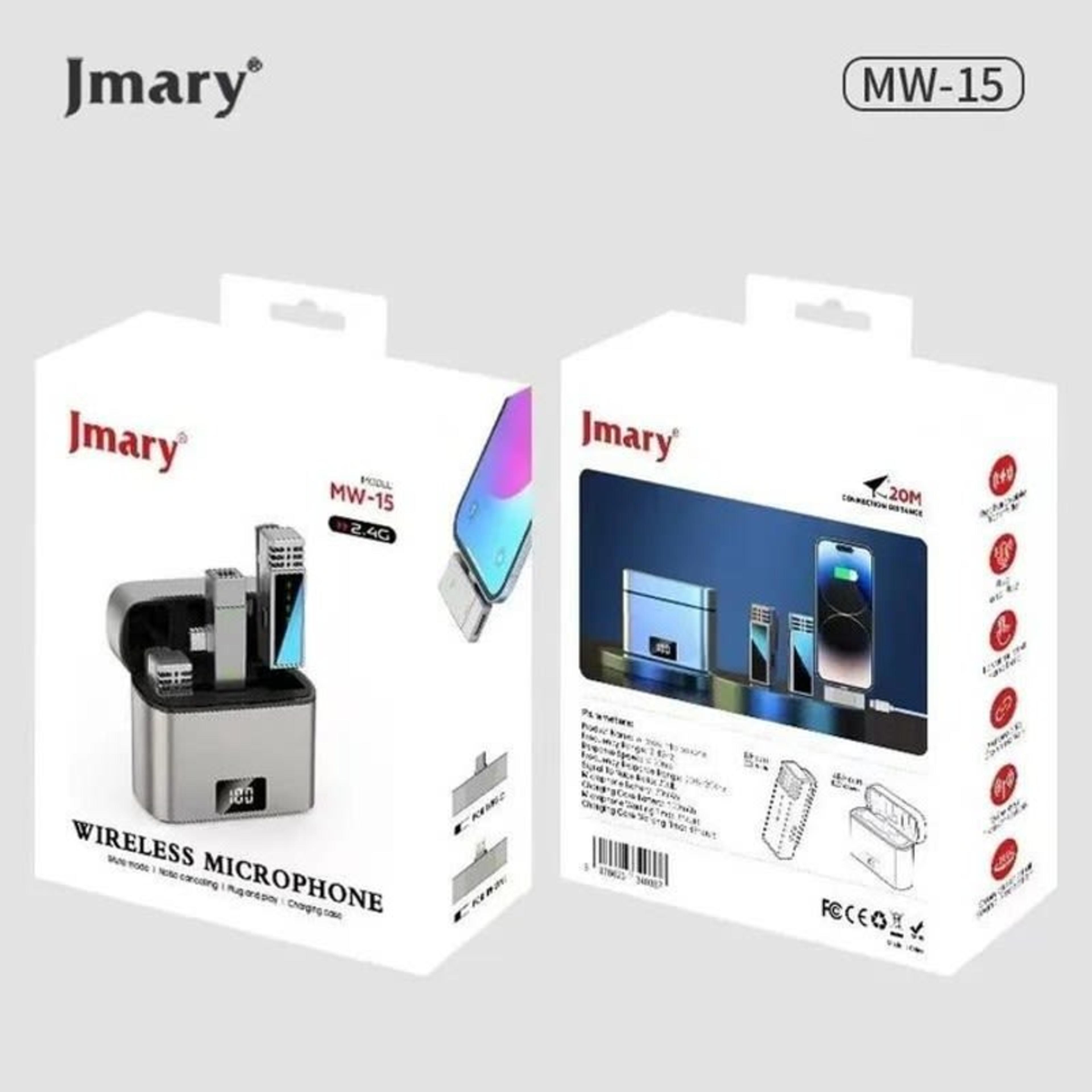 Jmary MW-15 Micro Sans Fil 2.4G avec Boîtier de Charge