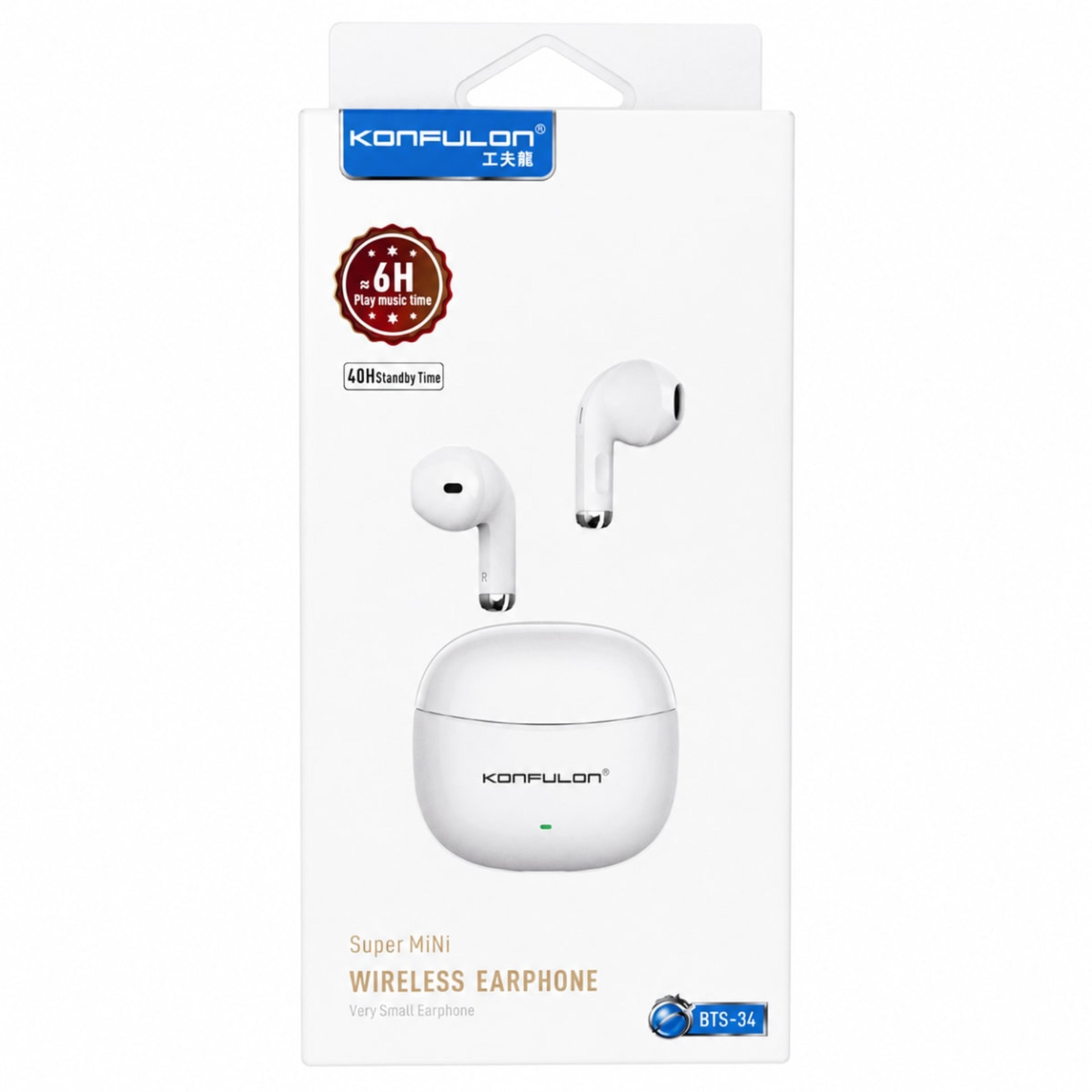 Konfulon BTS-34 Super Mini – Écouteurs Sans Fil TWS