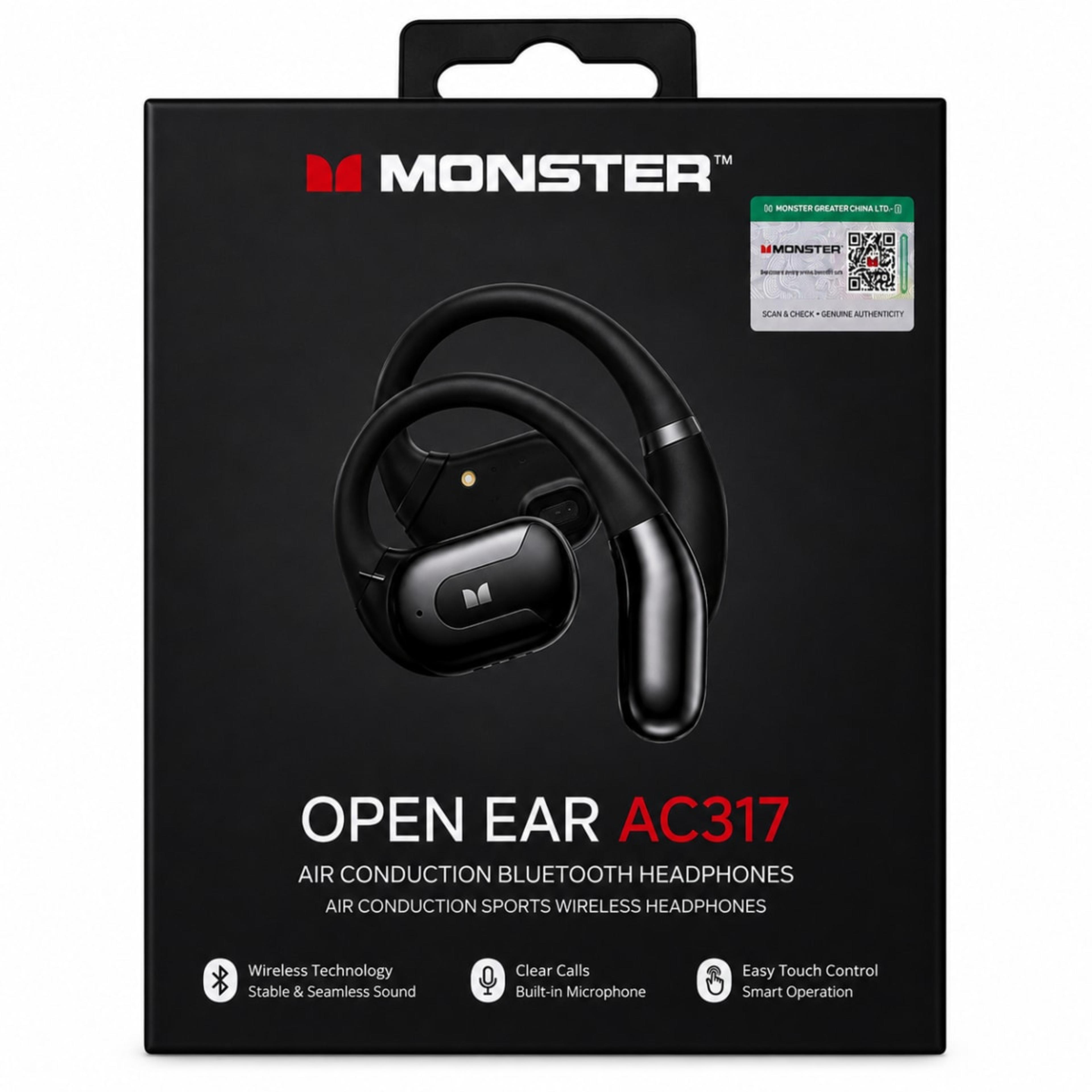 Monster Open Ear AC317 – Écouteurs Sport Air Conduction