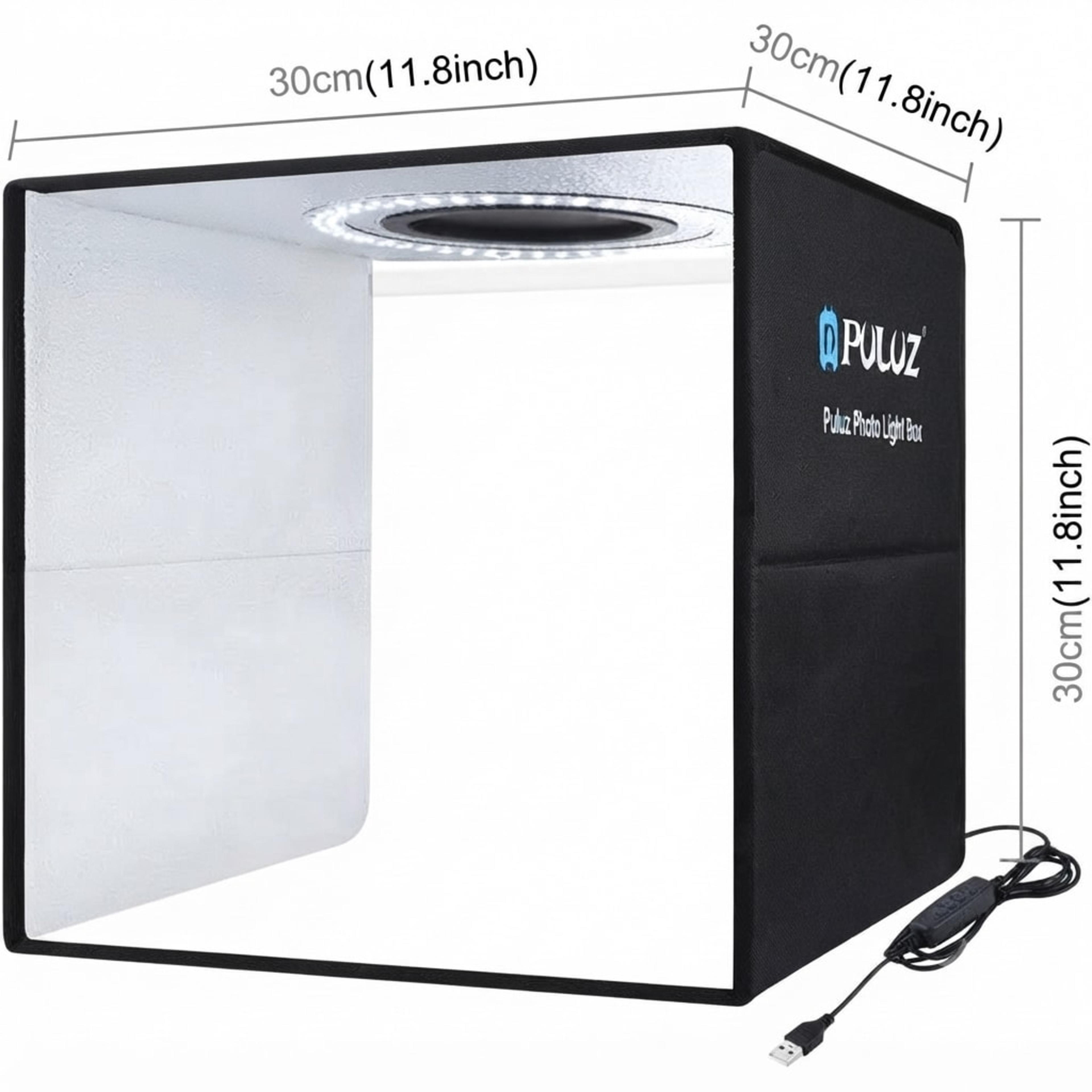 Studio Photo Portable PULUZ 30cm LED Ring Light Box