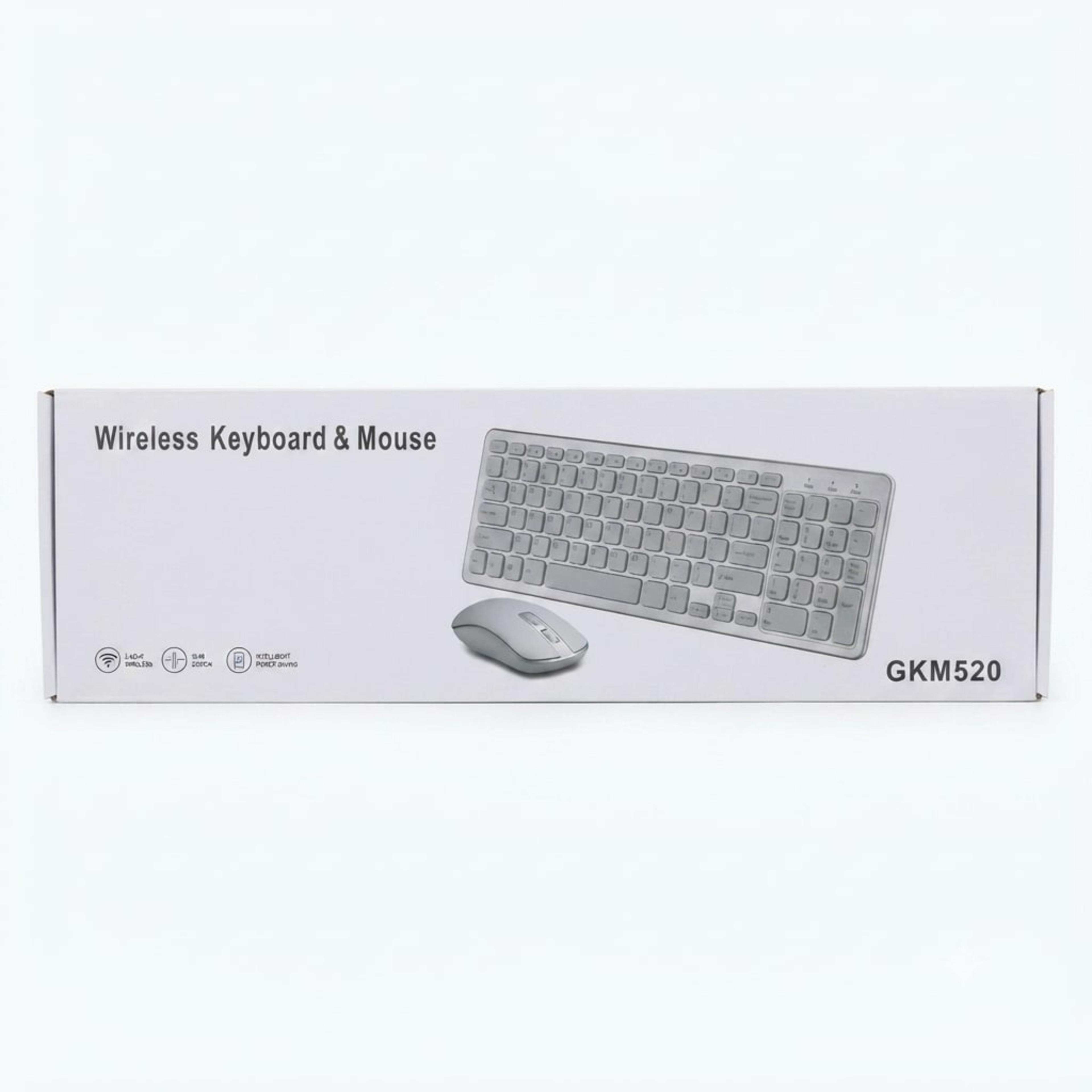 Combo Clavier Souris Sans Fil Ultra-Slim GKM520