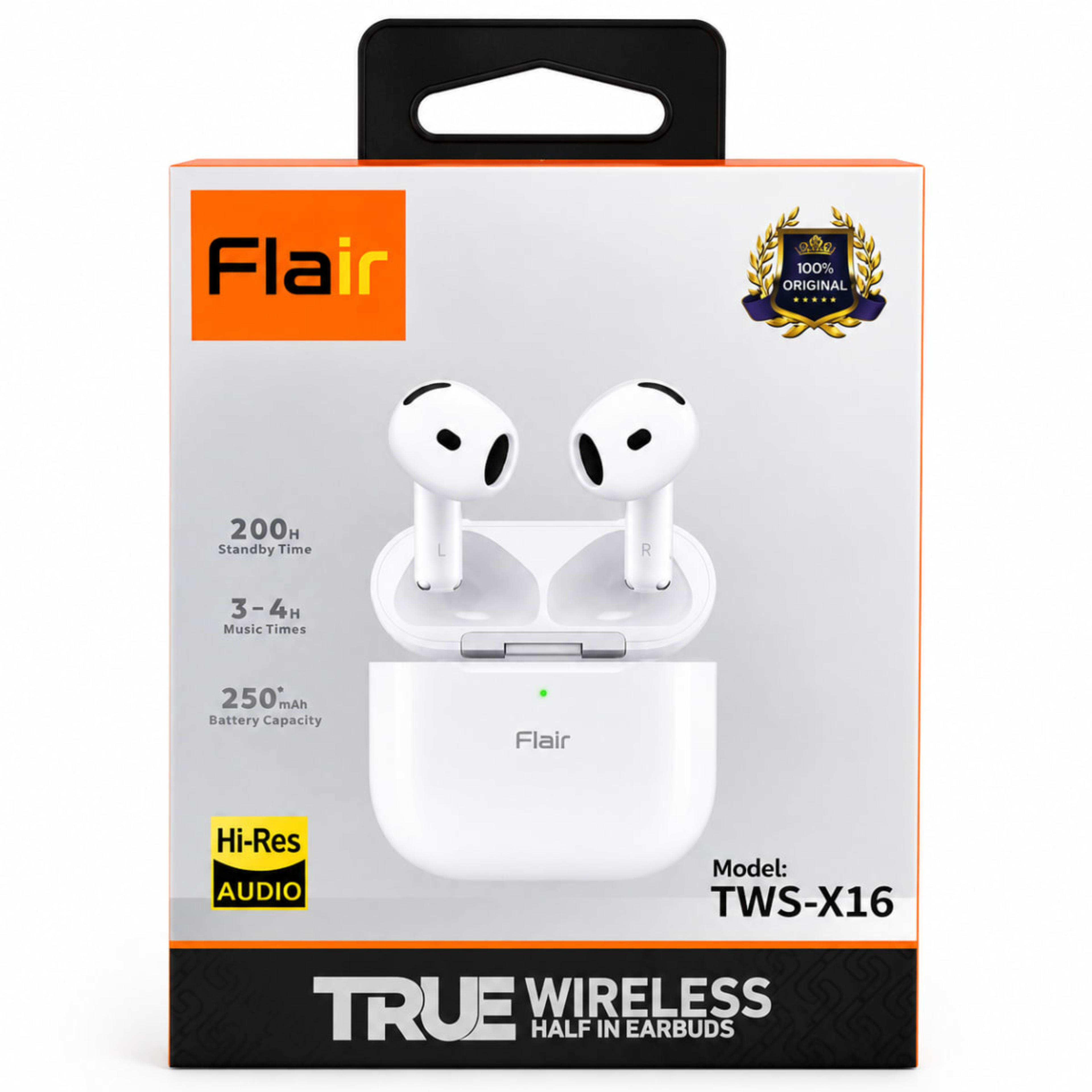 Flair TWS-X16 – Écouteurs Sans Fil Hi-Res Audio